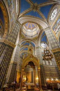 Interior view of the Cathedral of St Petra, Ðakovo, Osijek-Baranja County, Croatia