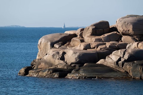 Bohus granite, rocky coast, Ramsvik, Naturreservat Ramsviklandet, Bohuslän, Skagerrak, Sotenäs,