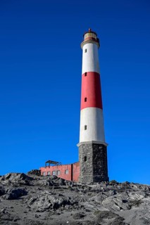 Lighthouse from 1915, Diaz Point, Lüderitz Peninsula, Karas Region, Namibia