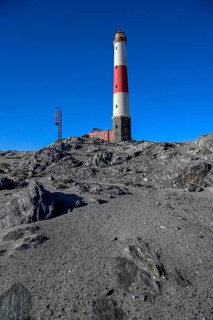 Lighthouse from 1915, Diaz Point, Lüderitz Peninsula, Karas Region, Namibia