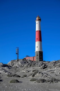 Lighthouse from 1915, Diaz Point, Lüderitz Peninsula, Karas Region, Namibia