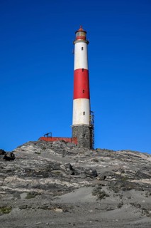 Lighthouse from 1915, Diaz Point, Lüderitz Peninsula, Karas Region, Namibia