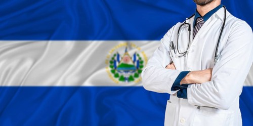 El Salvador national health system. El Salvador health and medical insurance concept