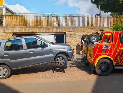 Parking offender car towing Rinteln Germany