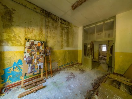 Abandoned military site Wustrow peninsula Baltic Sea Germany
