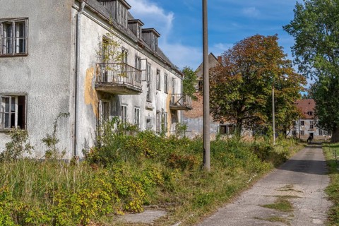 Abandoned military site Wustrow peninsula Baltic Sea Germany