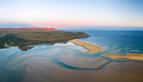 Raudisandur Beach, Westfjords, West Iceland, Iceland
