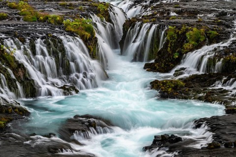 Bruarfoss waterfall, South Iceland, Iceland