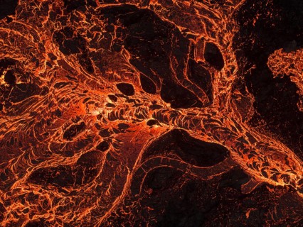Volcanic eruption, lava details, Sundhnúkur crater chain, near Grindavik, Reykjanes Peninsula,
