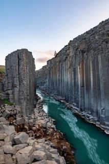 Studlagil Basalt Canyon, gorge in the Jökuldalur Valley, East Iceland, Iceland