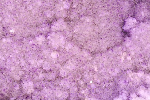 Close up of violet Amethyst Cactus Quarz stone