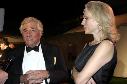 Peter Falk and Shera Danese at the the 2nd Annual Guardian IDA Awards fundraiser held at Paramount