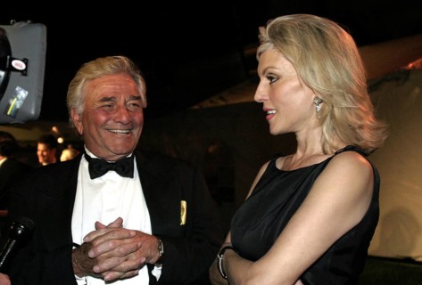Peter Falk and Shera Danese at the the 2nd Annual Guardian IDA Awards fundraiser held at Paramount