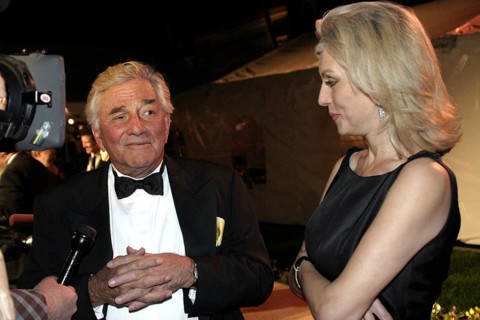 Peter Falk and Shera Danese at the the 2nd Annual Guardian IDA Awards fundraiser held at Paramount