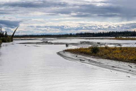 Chena River, Fairbanks, Alaska, USA