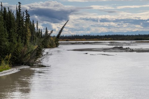 Chena River, Fairbanks, Alaska, USA