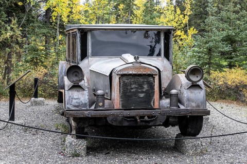 Classic car, Healy, Alaska, USA