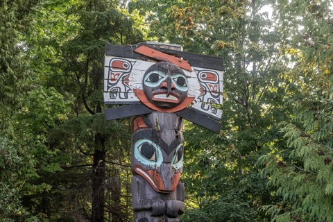 Totem Pole, Stanley Park, Vancouver, Canada