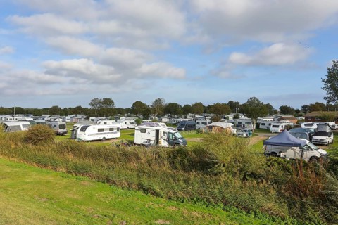 Campsite Strukkamphuk, Baltic Sea island of Fehmarn, East Holstein, Schleswig-Holstein, Germany