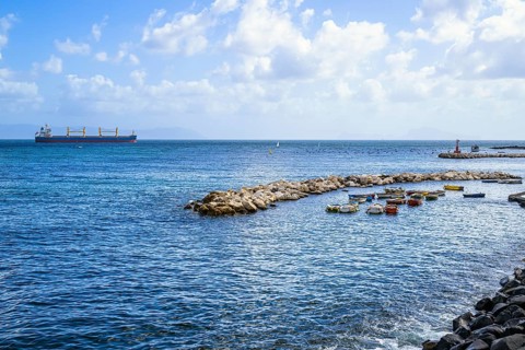 Seaside in Naples, Campania, Italy