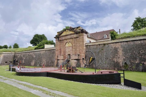 Vauban Museum in the Belfort Tor of the fortifications, UNESCO World Heritage Site, fortifications
