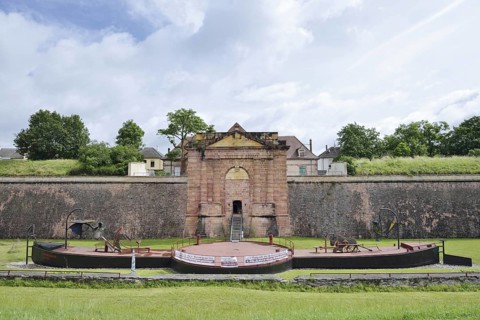 Vauban Museum in the Belfort Tor of the fortifications, UNESCO World Heritage Site, fortifications