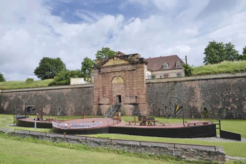 Vauban Museum in the Belfort Tor of the fortifications, UNESCO World Heritage Site, fortifications