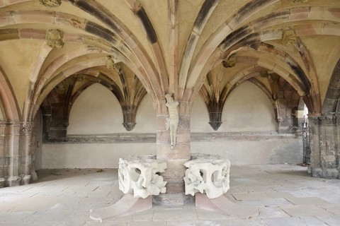 Crypt, St Stephen's Minster, Breisach am Rhein, Baden-Württemberg, Germany