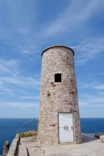 Tower, Cap Frehel on the coast, Cote d'Emeraude, Cotes-d'Armor, Brittany, France