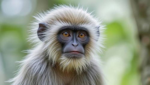 A captivating close-up of a Zanzibar red colobus monkey, showcasing its distinctive fur pattern and