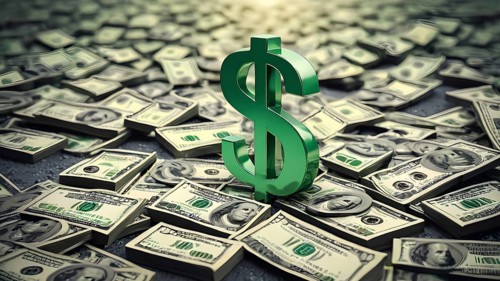 Concept of financial investment money saving money growth business success, AI generated