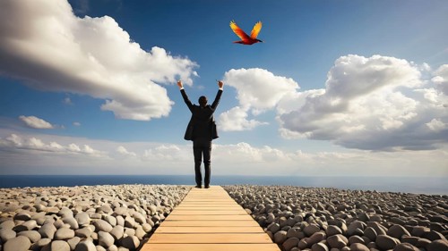 Concept of financial investment money saving money growth business success, AI generated