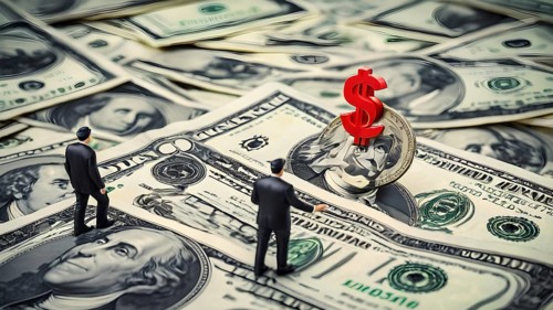Concept of financial investment money saving money growth business success, AI generated