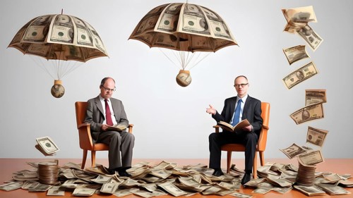 Concept of financial investment money saving money growth business success, AI generated