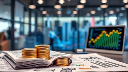 Business Finance and Money concept. Finance and Investment concept.Money management. AI generated