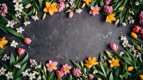 Valentine's Day composition. mothers day, womens day concept. AI generated image, ai