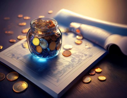 Business Finance and Money concept. Finance and Investment concept.Money management. AI generated