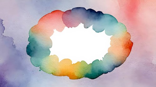 Watercolor template frame design for greeting card. Invitation card template suitable for wedding,