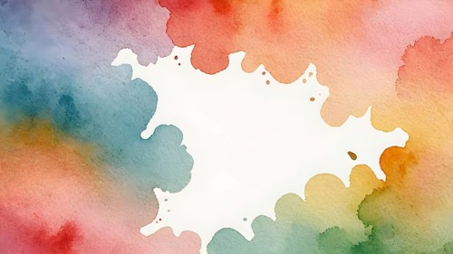 Watercolor template frame design for greeting card. Invitation card template suitable for wedding,