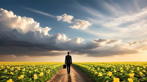 Success, achievement of goal in business and life. Achievement and Business Goal Success Concept.
