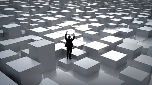 Success, achievement of goal in business and life. Achievement and Business Goal Success Concept.