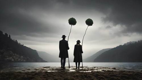 The corporality existent life journey Concept. AI generated image