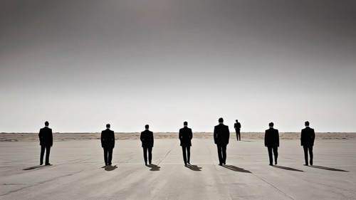The corporality existent life journey Concept. AI generated image