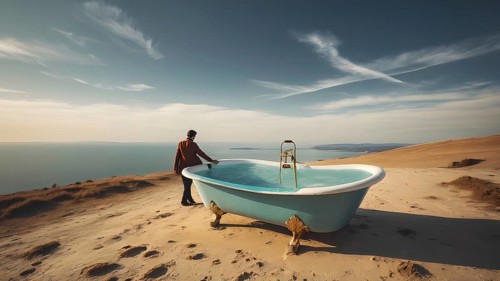 The corporality existent life journey Concept. AI generated image