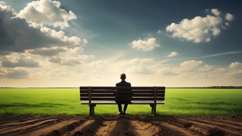 The corporality existent life journey Concept. AI generated image