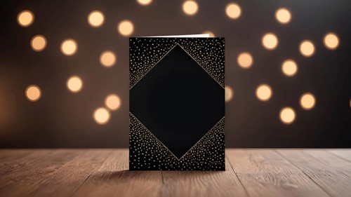 Template frame design for greeting card. Invitation card template suitable for wedding, greeting,