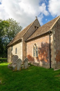 Grade 1 listed St Mary's church, Anglo-Saxon building, Alton Barnes, Vale of Pewsey, Wiltshire,