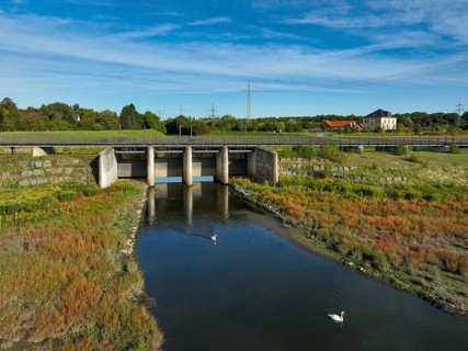 Dortmund, Castrop-Rauxel, North Rhine-Westphalia, Germany - River renaturalisation, renaturation of