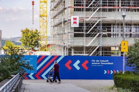 Robert Bosch Hospital (RBK), foundation hospital of the Robert Bosch Stiftung with 1191 beds.