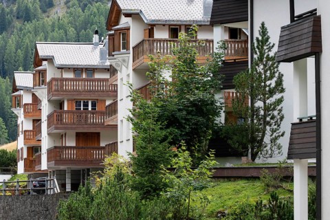 Apartment blocks, Arosa, Graubünden, Switzerland
